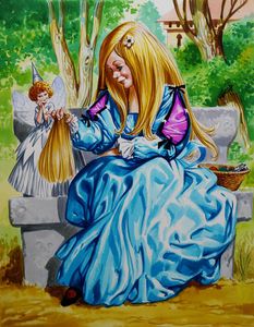 A Gift for the Fairy art by Jose Ortiz