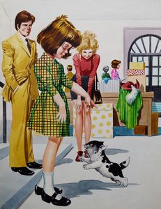 Puppy Love art by Jose Ortiz