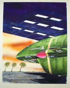 Thunderbird 2a cover art art by Keith Page