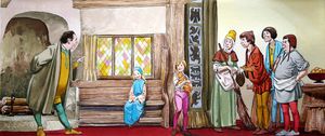 Dick Whittington: 17 Introducing the New Boy art by Nadir Quinto