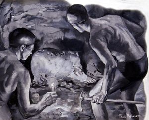 The Cave of the Headless Bear art by Paul Rainer