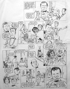 Benny Hill - Posh Nosh art by Arthur Ranson