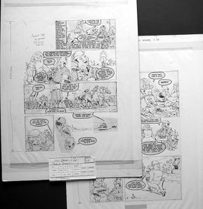 Benny Hill - Aunt Hortense (TWO pages) art by Arthur Ranson