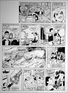 Galaxy Rangers: Energy Bolt (TWO pages) art by Arthur Ranson
