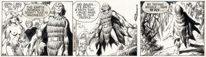 Axa daily strip 1058 - Zeph's leap of faith art by Enric Badia Romero