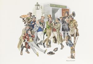 Pickwick Papers - Well Indulged art by Ron Embleton