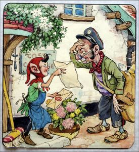 Norman Gnome - The Letter art by Geoff Squire