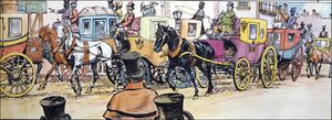 Black Beauty - High Society art by Carlos Roume