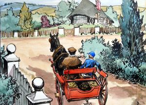 Black Beauty - In The Drive-Way art by Carlos Roume