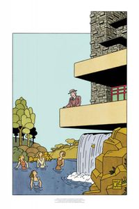 Frank Lloyd Wright (The Women) art by Joost Swarte