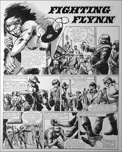Fighting Flynn - Exposed (TWO pages) art by Carlos Roume