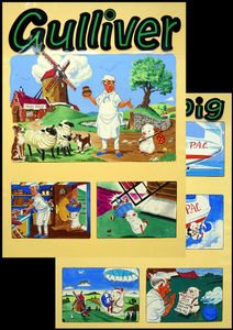 Bread Roll - Gulliver Guinea Pig (TWO pages) art by Fred White