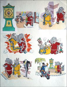 Collision Course (TWO pages) art by Peter Woolcock