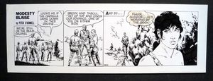 Modesty Blaise Daily Strip #4812 art by Patrick Wright