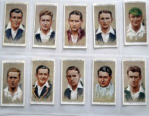 Full Set of 50 Cigarette Cards: Cricketers (1934) by Various