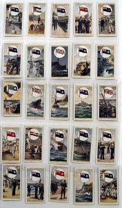 Full Set of 25 Cigarette Cards Flags of the Empire second series (1929) by Various