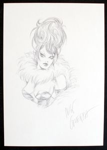 Nik Guerra Magenta Sketch art by Nik Guerra