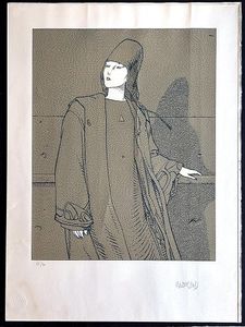 'Helen' Print art by Moebius (Jean Giraud)