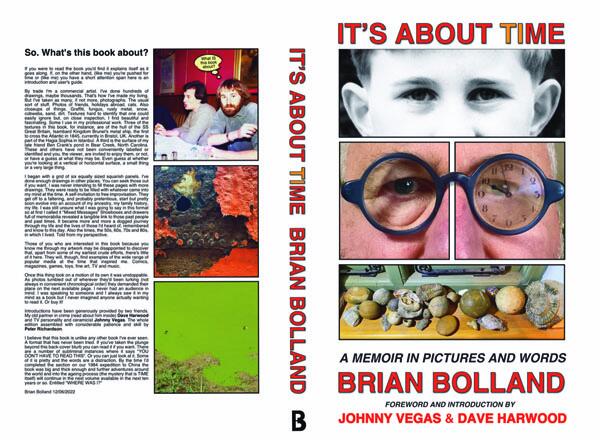 Covers, IT'S ABOUT TIME: A Memoir in Pictures and Words by Brian Bolland (SPECIAL EDITION)