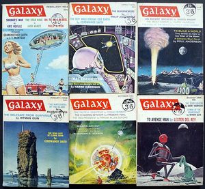 Galaxy Science Fiction: 1964 (COMPLETE) by Jack Vance, Philip K. Dick, Kris Neville, J. T. McIntosh, Philip Jose Farmer, Cordwainer Smith, Harry Harri