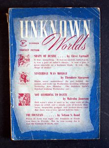 Unknown Worlds (UK Edition): Summer 1947 by Cleve Cartmill, Theodore Sturgeon, Malcolm Jameson, Nelson S. Bond