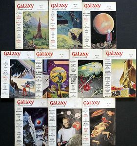 Galaxy Science Fiction: British Edition #50 to #59 (10 issues)