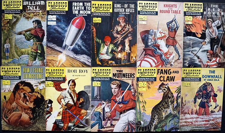 UK Classics Illustrated: Set 12 (10 issues)