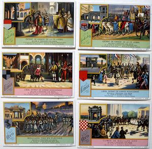 Historic Buildings & Gateways Of Milan (1930) (6 cards)