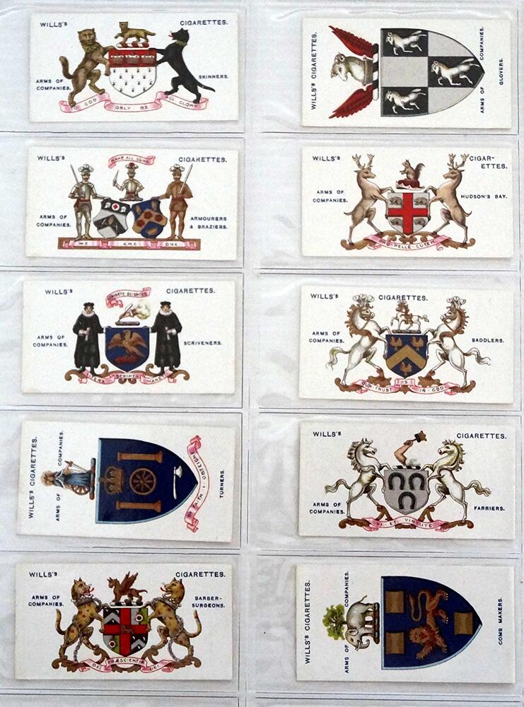 Arms of Companies  Full set of 50 cards (1913)