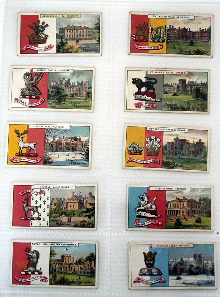 Country Seats and Arms (Third Series)  Full Set of 50 cards (1907)