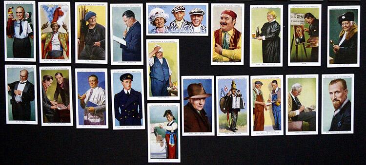 Complete Set of 50 'In Town To Night' W. A. & A. C. Churchman Cigarette Cards (1938)