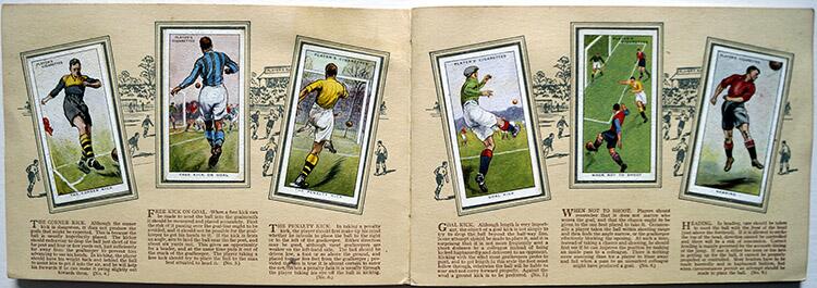Complete Set of 50 'Hints On Association Football' John Player & Sons Cigarette Cards in album (1934)