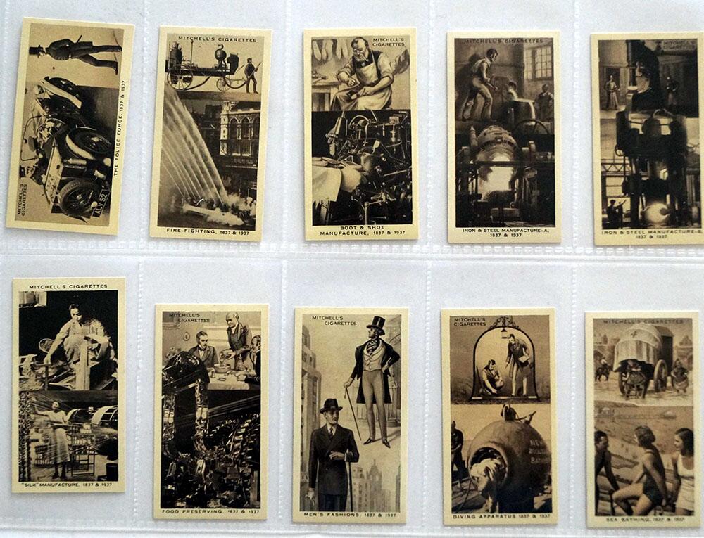 Full Set of 50 Cigarette Cards: Wonderful Century (1837 – 1937)  (1937) by Various