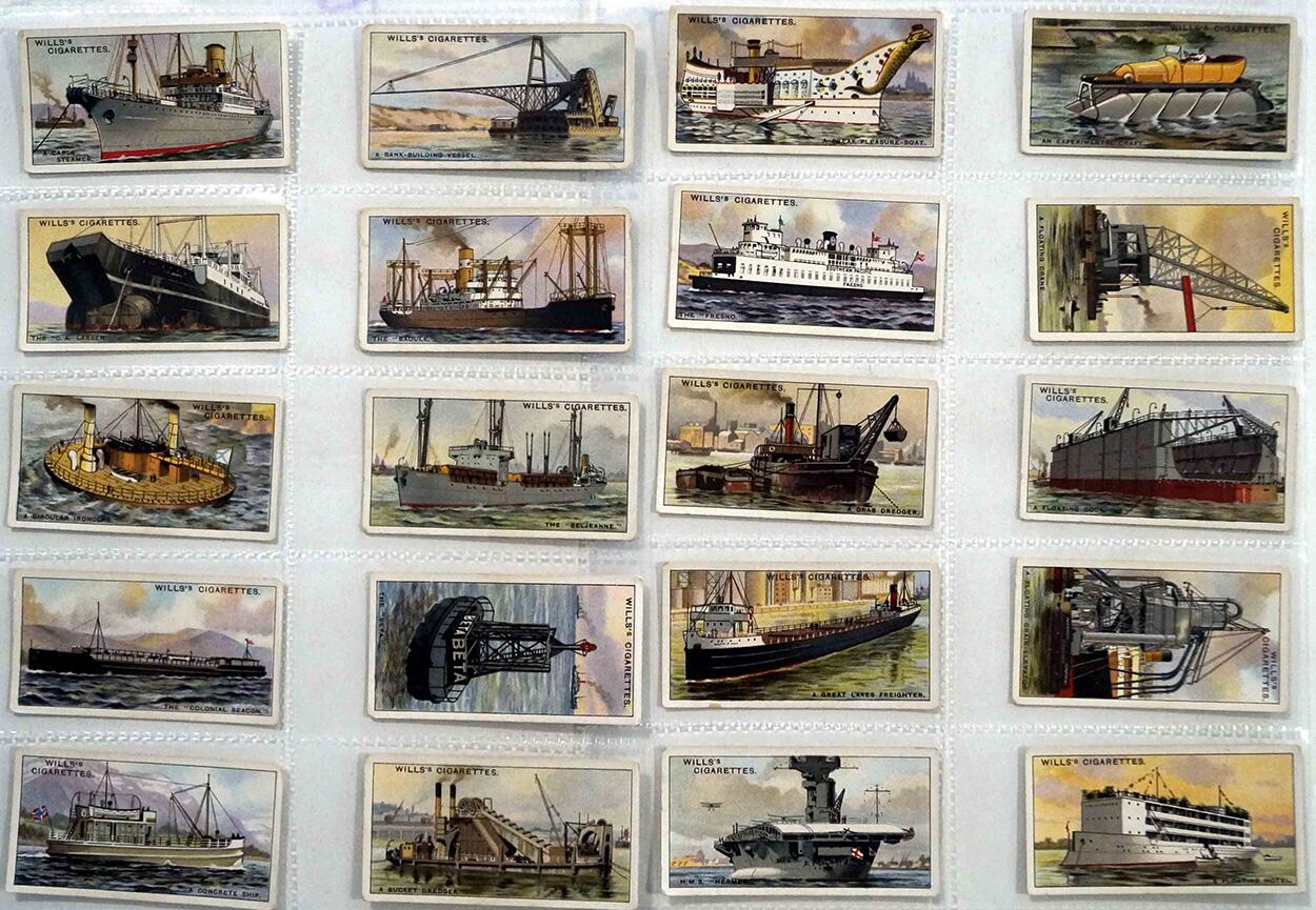 Full Set of 50 Cigarette Cards Strange Craft (1931) by Various