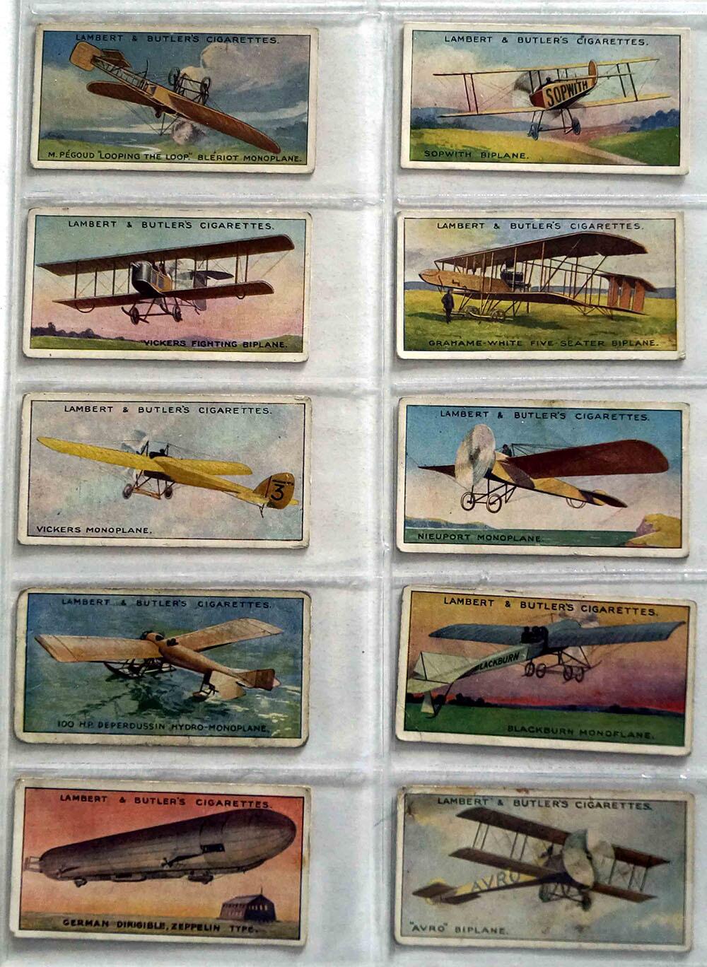 Full Set of 25 Cigarette Cards: Aviation (1915) by Various