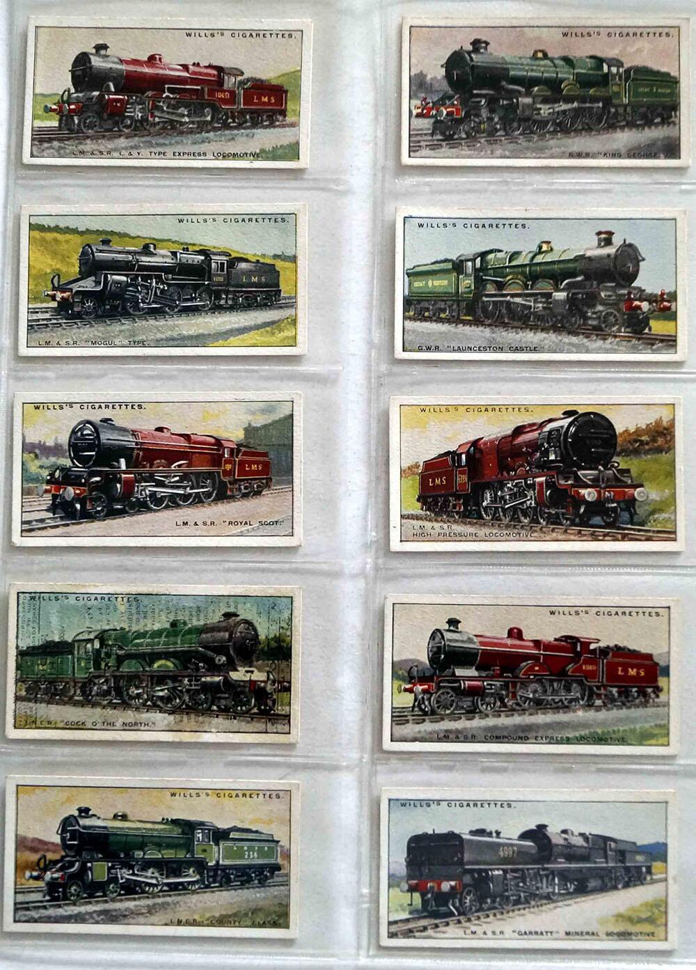 Full Set of 50 Cigarette Cards: Railway Locomotives (1930) by Various at  The Book Palace