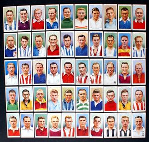 Cigarette Cards: Association Footballers (1939) (50 cards)