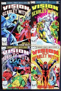 Vision & The Scarlet Witch: Issues #1 - #4 (Complete) by Bill Mantlo