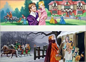 Beauty and the Beast - Beginnings art by Ron Embleton