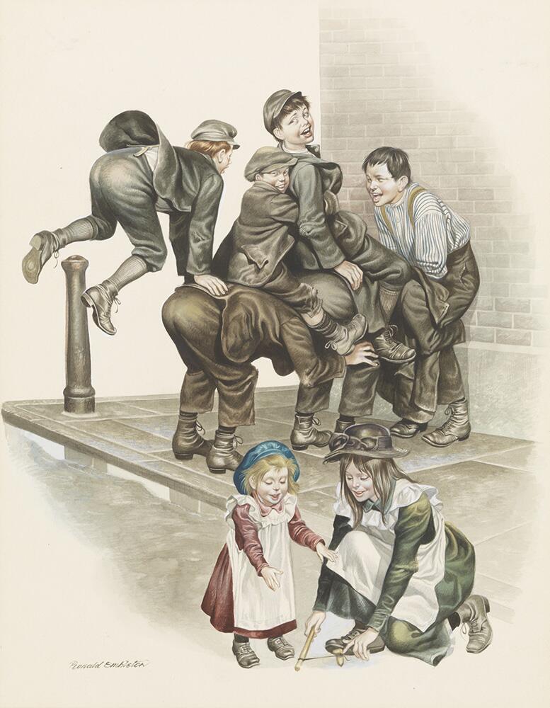 Street Game art by Ron Embleton