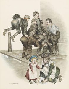Street Game art by Ron Embleton