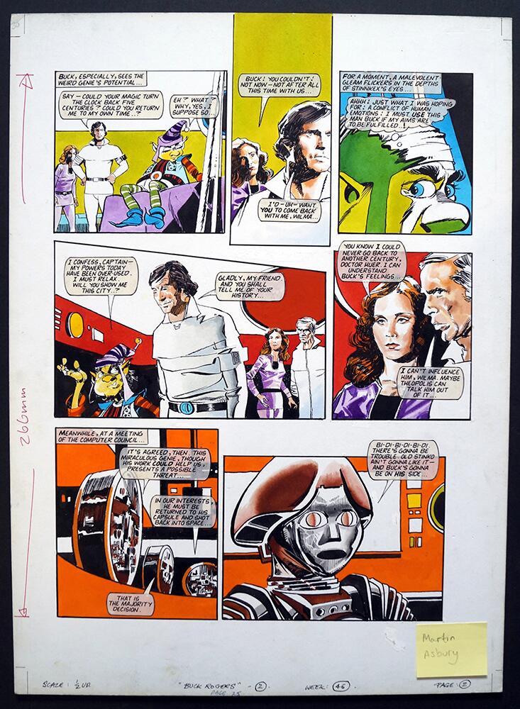 Buck Rogers: Episode 2 Page 2 art by Martin Asbury