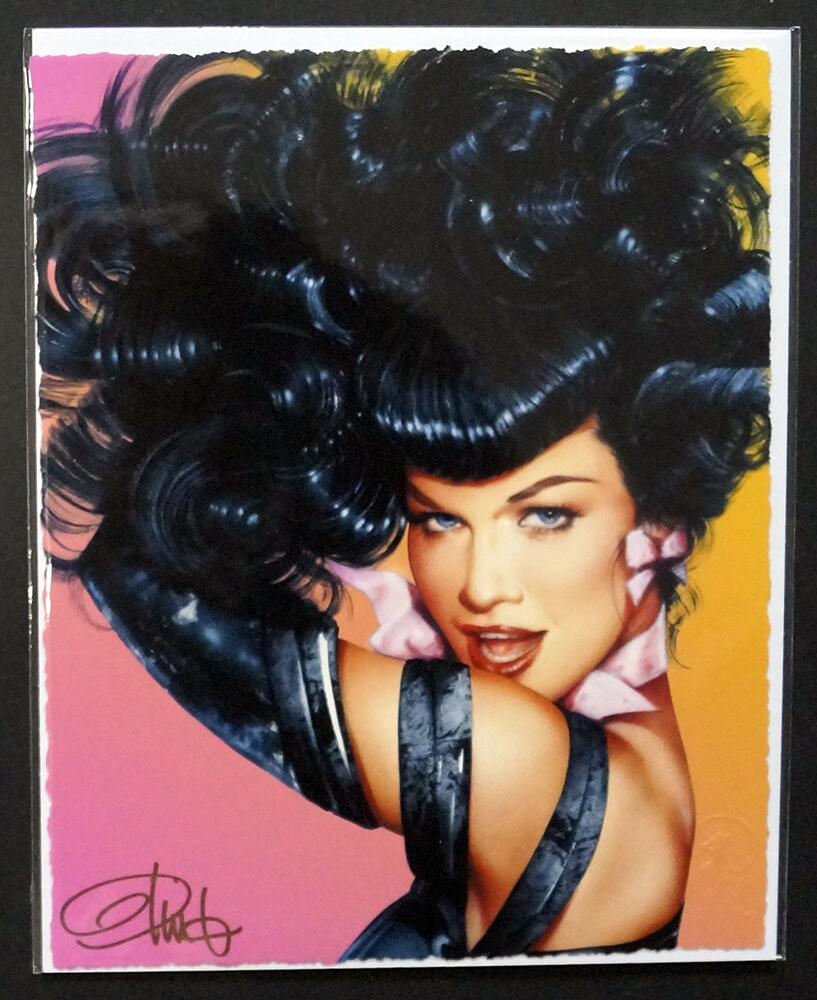 Bettie Page: Bettie's Eyes art by Olivia (de Berardinis) (Signed)