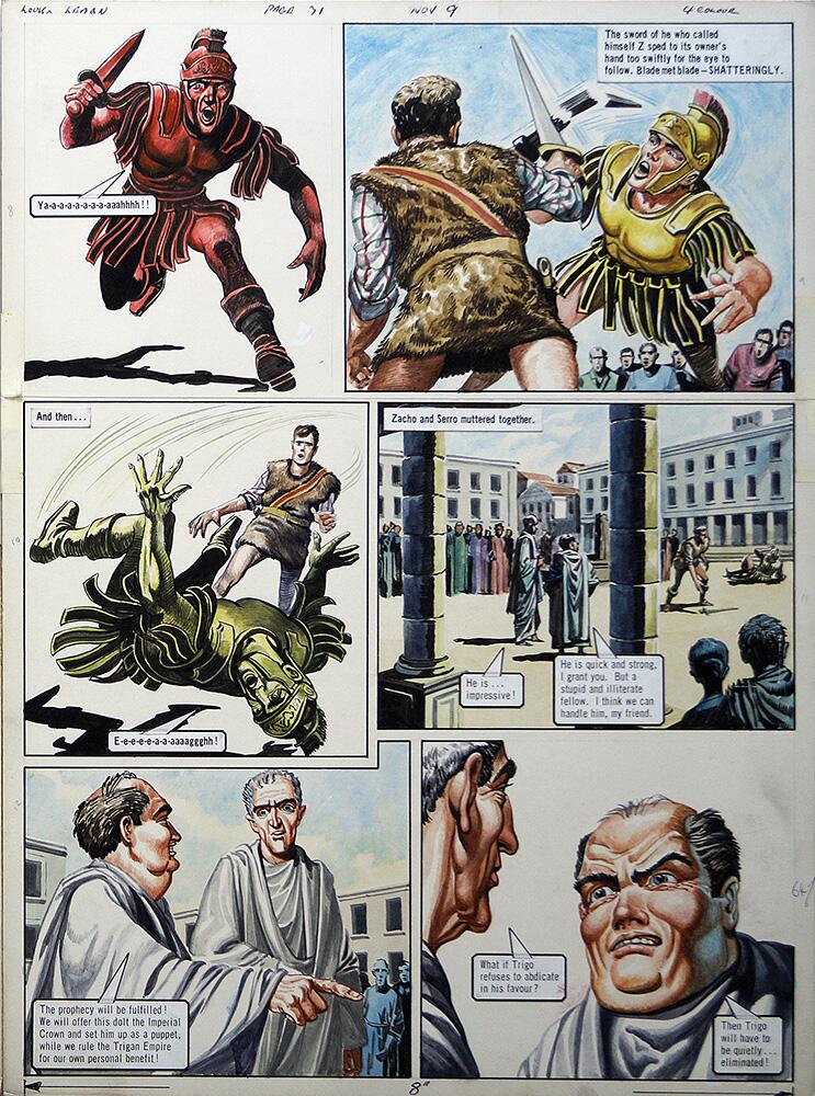 Right Hand Page art by Philip Corke