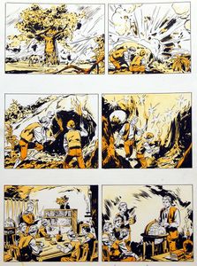 Swiss Family Robinson 122 art by Santo D'Amico