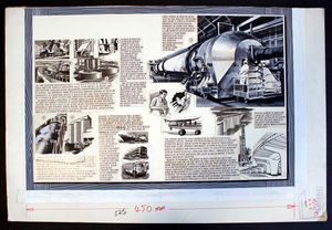 Hardy's Drawing Board: 'Cement' art by Wilf Hardy