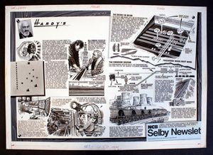 Hardy's Drawing Board: 'Selby Coal' art by Wilf Hardy