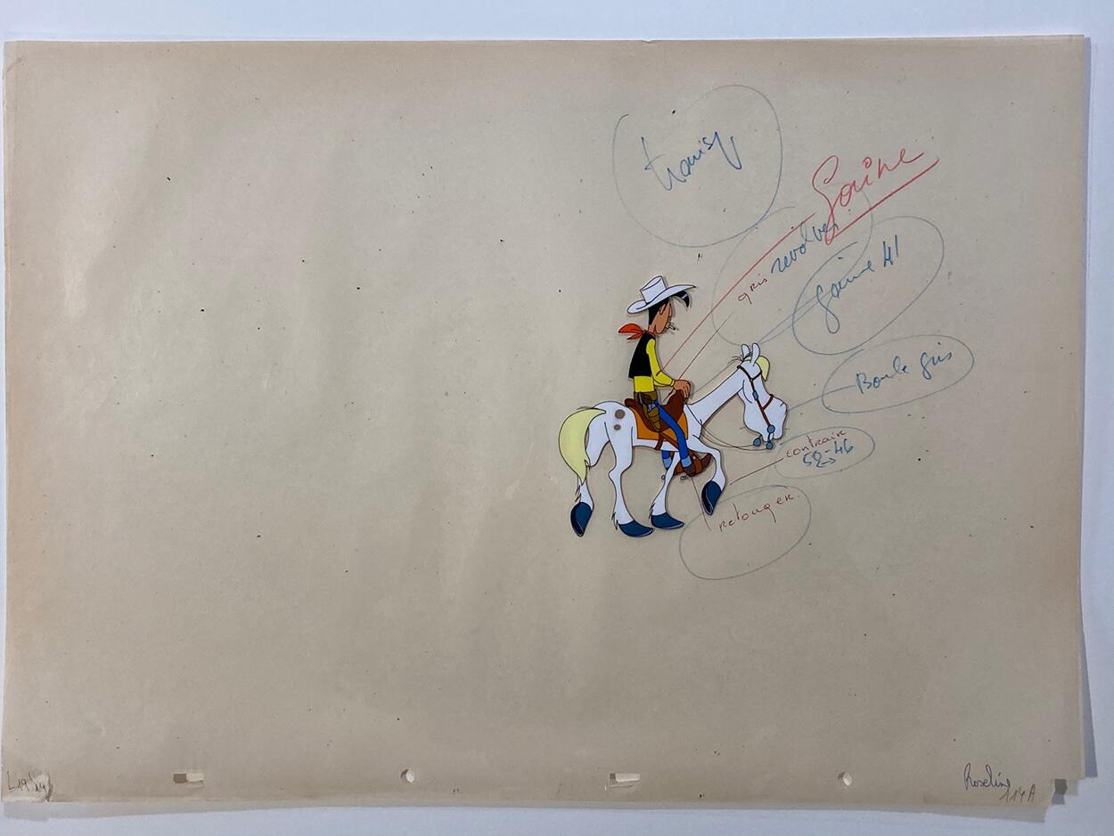 complete cel art by Belvision Studio (after Morris)