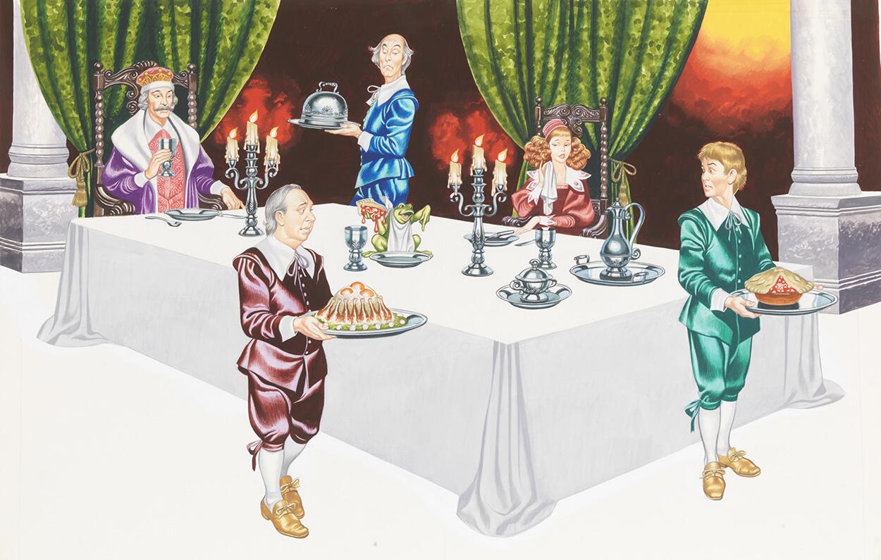 A Sad Repast art by Ron Embleton