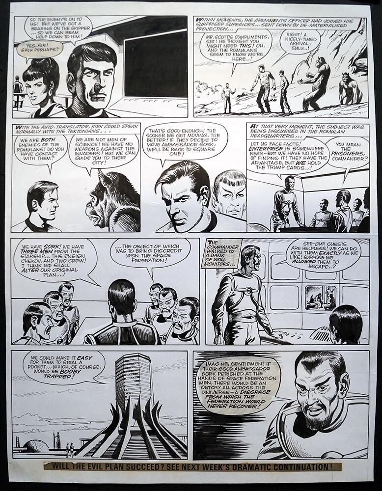 Star Trek: Booby Trapped! art by John Stokes